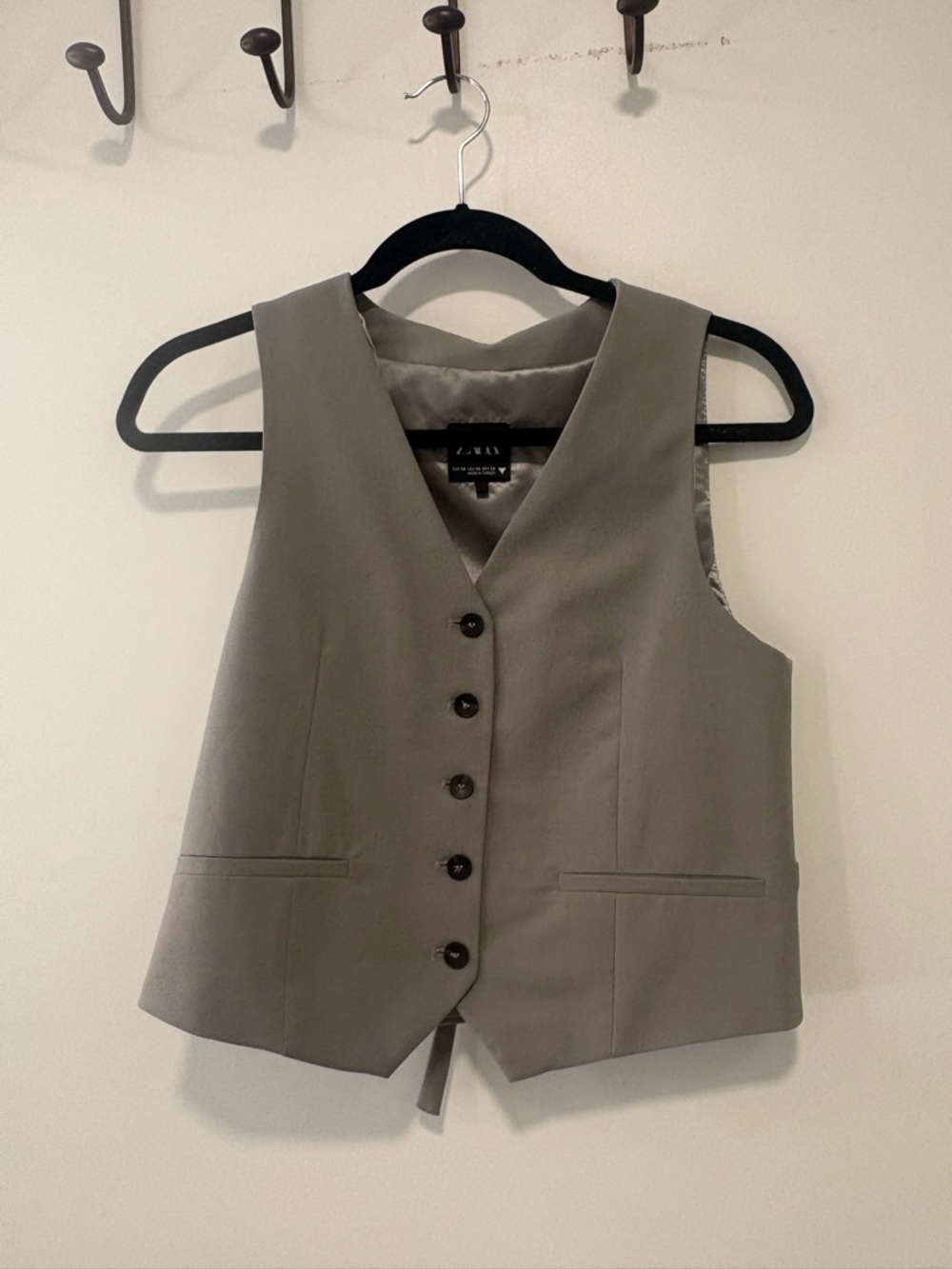 Zara Silver/Grey Vest - Picture 1 of 3
